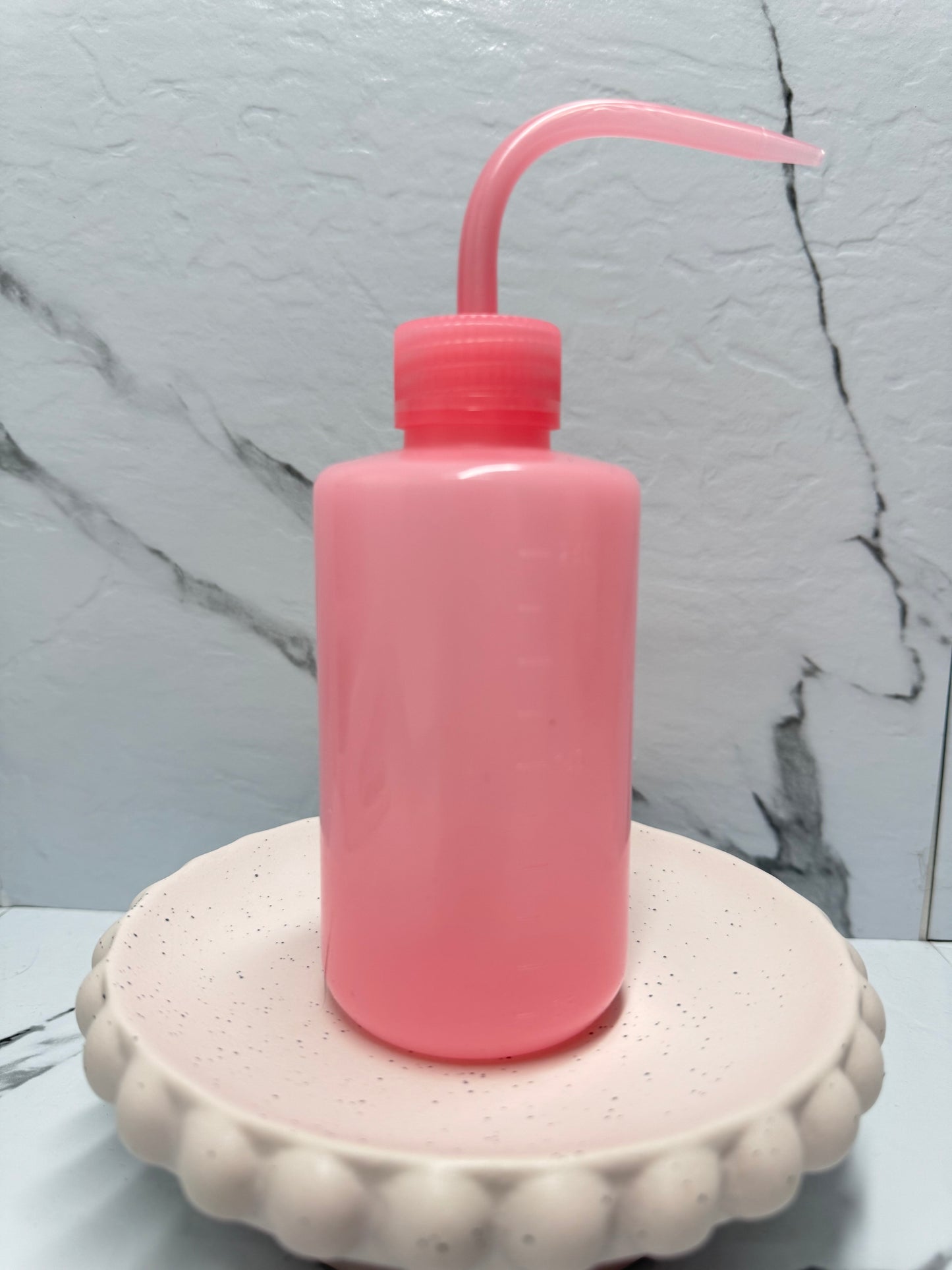 Pink Squeeze Rinse Bottle