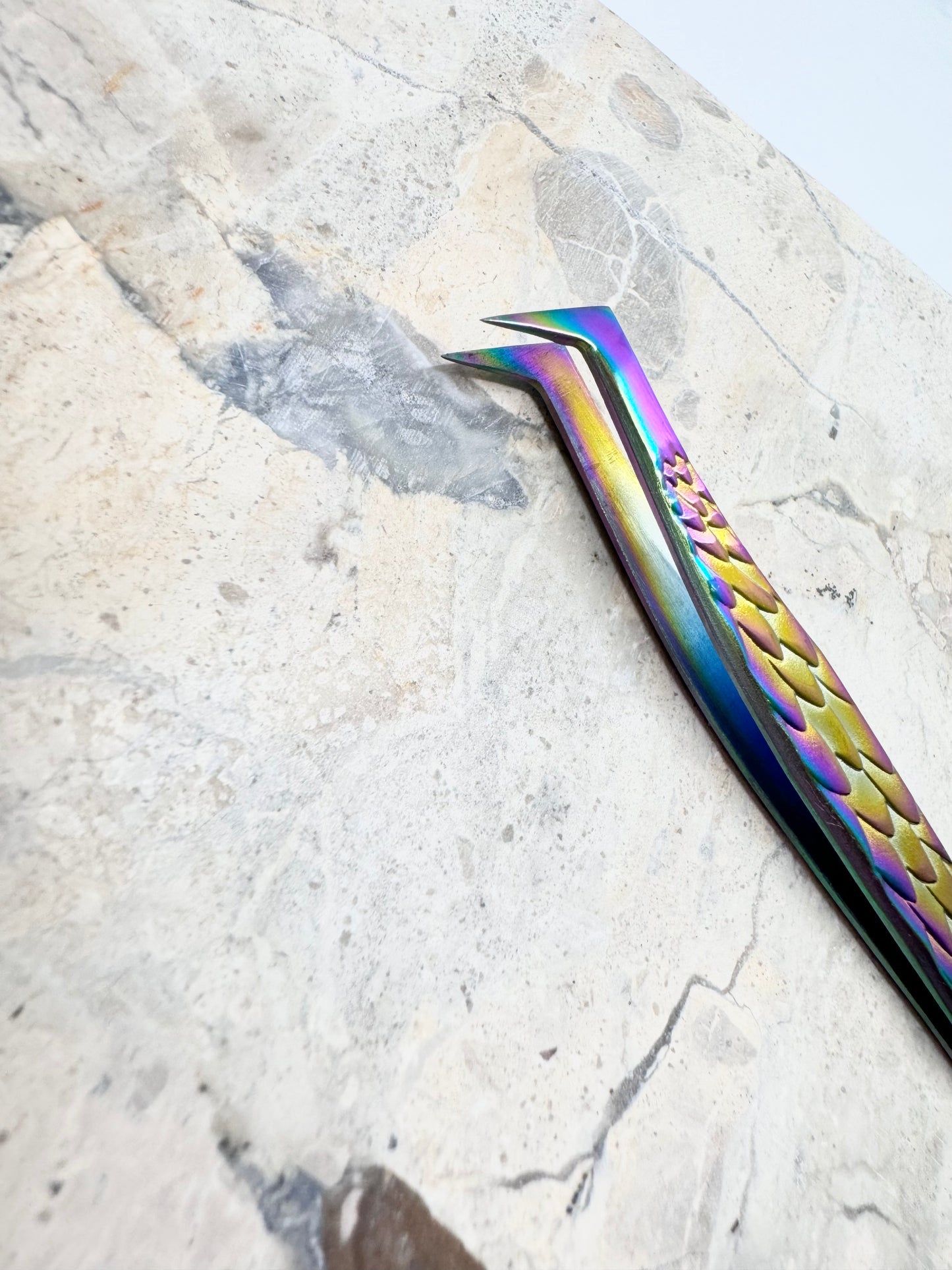 Rainbow Feather Tweezers